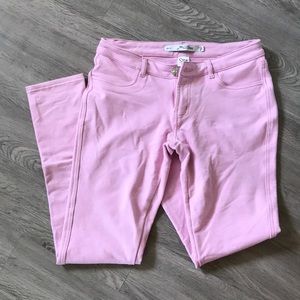 Bubblegum pink jeggings